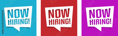 Now hiring