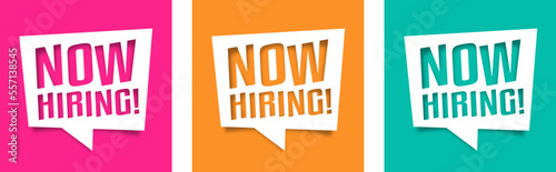 Now hiring