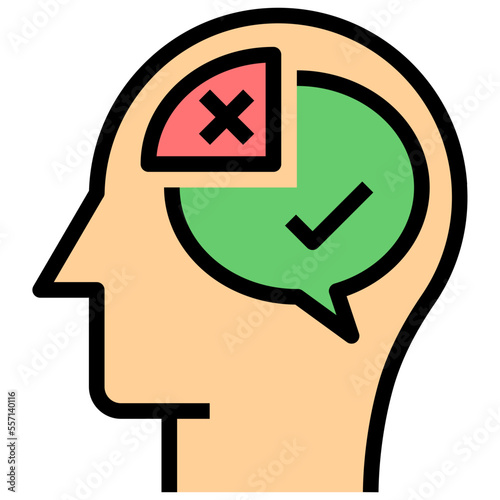 memory filled outline style icon