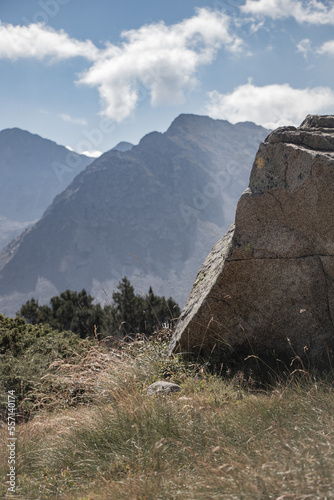 Photos Huge rock in the Pyrenean mountains