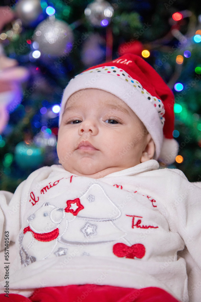 Fotografie Bimba ripresa con smartphone natale