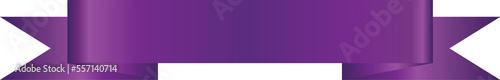 Purple Ribbon Scroll
