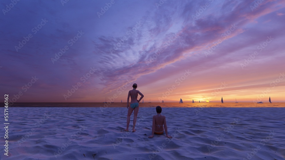 person standing with beautiful ocean view