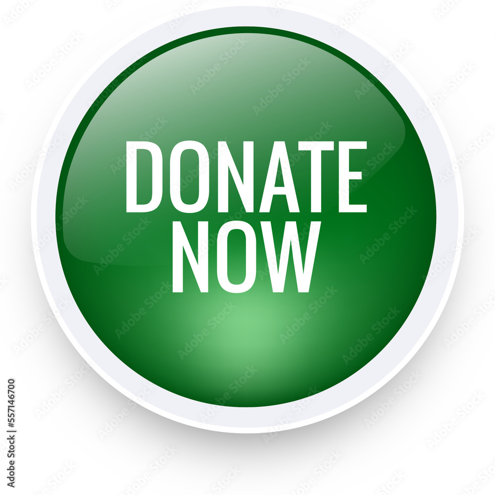 Donate icon in realistic button style. Donation signs illustration. Donate icon in realistic button style. Donation signs illustration.