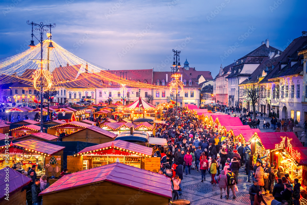 Sibiu, Romania - Christmas Market, Transylvania