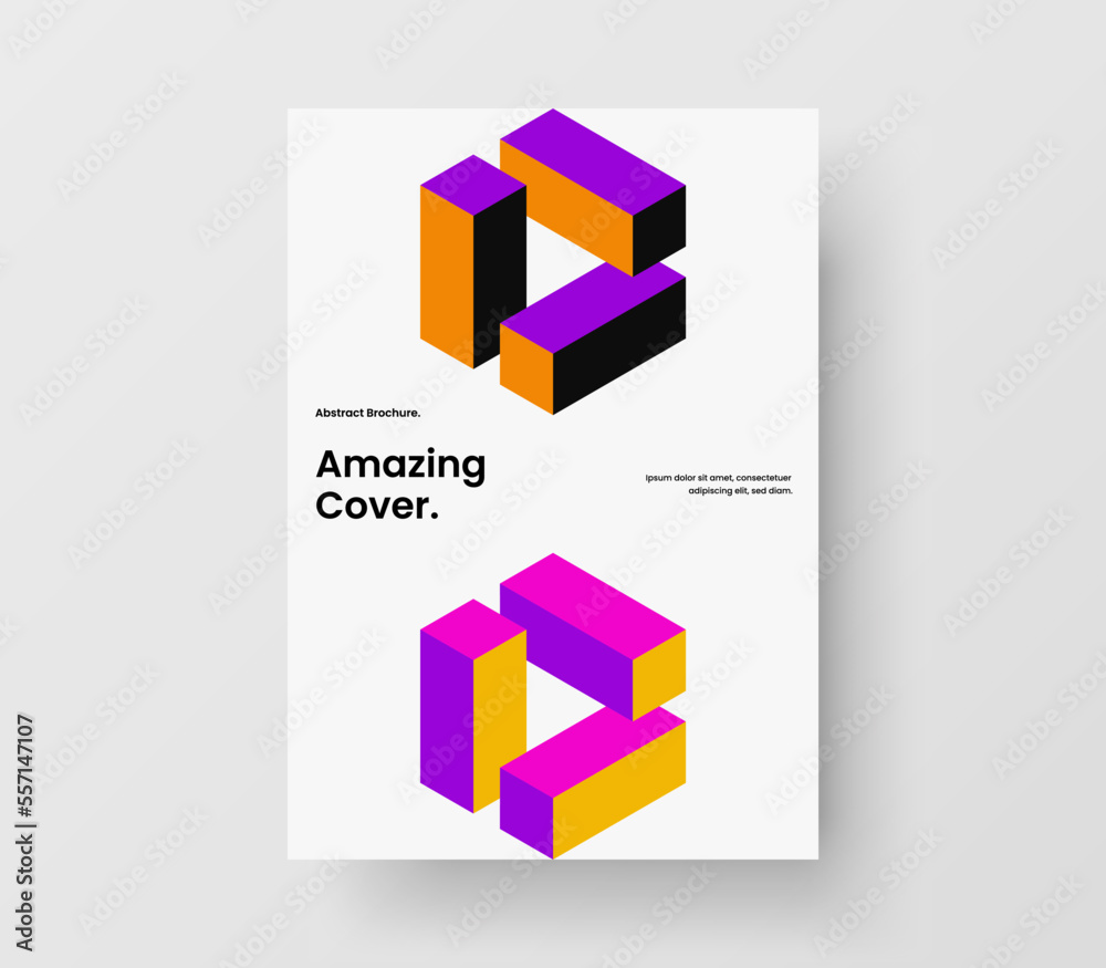 Vivid mosaic pattern annual report template. Abstract flyer A4 design vector illustration. Vivid mosaic pattern annual report template. Abstract flyer A4 design vector illustration.