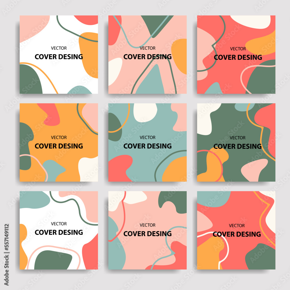 Fototapeta premium Editable post for social media in bright colors. The concept of promoting your product.