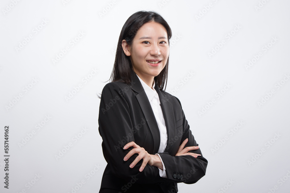 Portrait of successful business asian over white background Portrait of successful business asian over white background