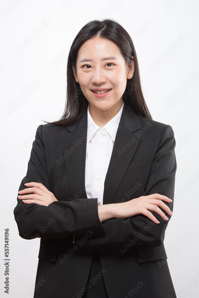 Portrait of successful business asian over white background Portrait of successful business asian over white background