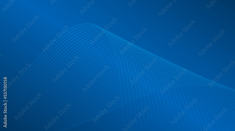 Flowing blue curve texture vector background