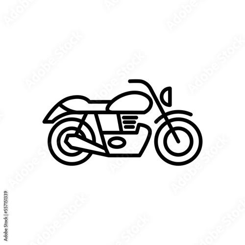 Motorcycle icon vector design template