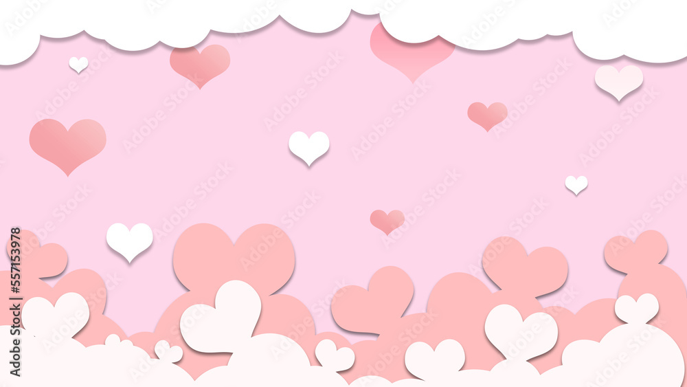 valentine background pink soft and pastel colour white