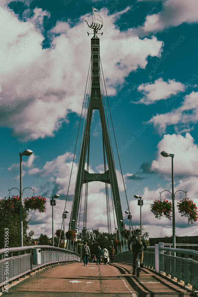 Fototapeta premium Tartu city bridge
