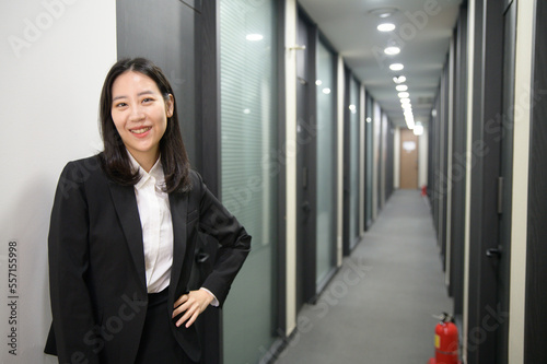 Wallpaper Mural Portrait of successful asian young businesswoman working in her office Torontodigital.ca