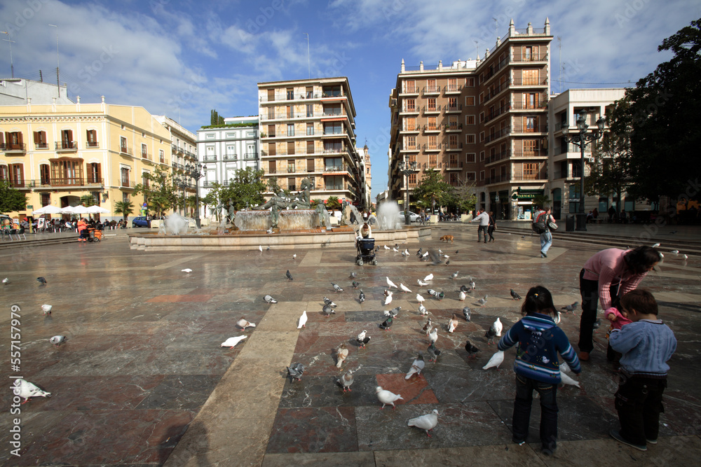Plaza de la Virgen, Valencia, Spain