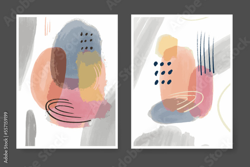 Abstract painting for wall decor
