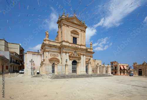 The Basilica di Santa Maria Maggiore in Ispica, Sicily, Italy