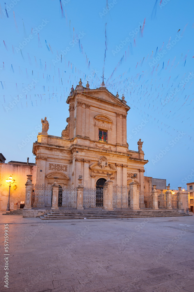 The Basilica di Santa Maria Maggiore  in Ispica, Sicily, Italy