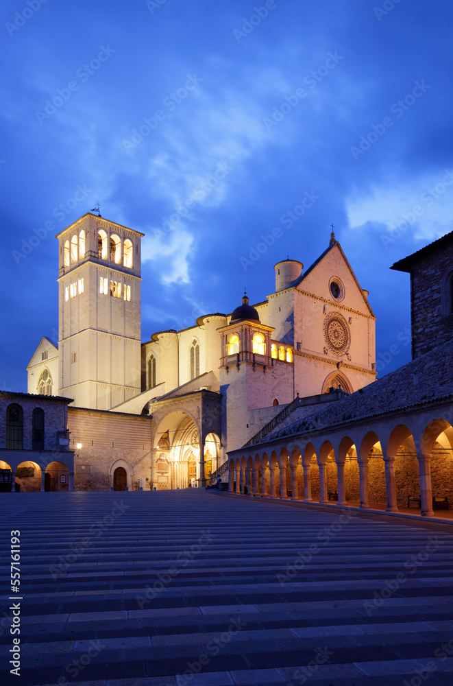 Basilica of San Francesco d'Assisi, Assisi, Italy