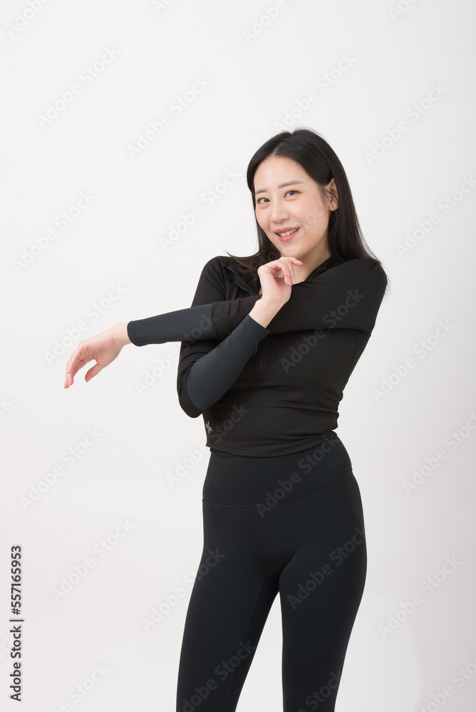 Cropped image of determined woman losing weight at home. Sport and lifestyle concept. Cropped image of determined woman losing weight at home. Sport and lifestyle concept.