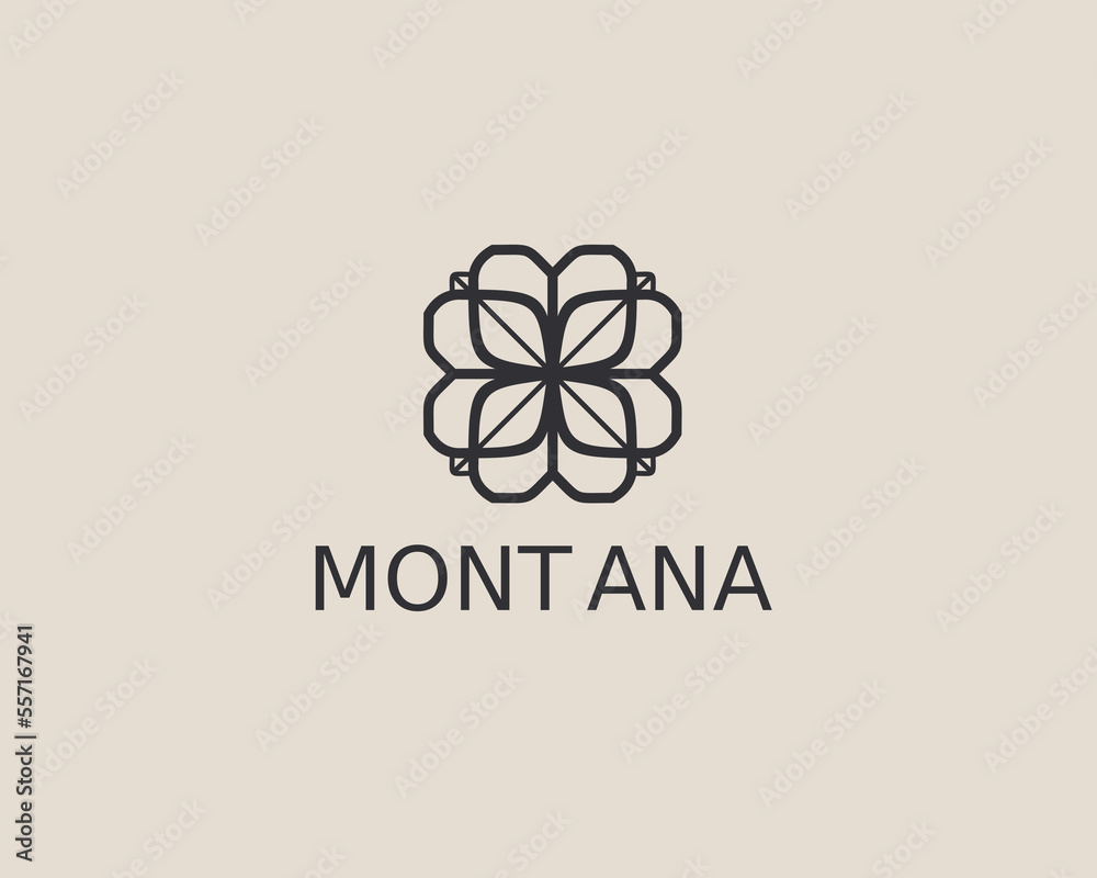 Clover Leaf Logo Vectort Luxury Style Clover Leaf Logo Vectort Luxury Style