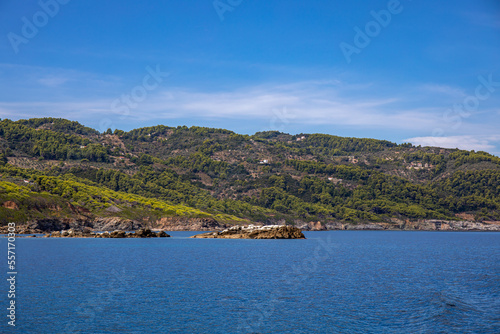 Coastline On Skopelos island, Greece 