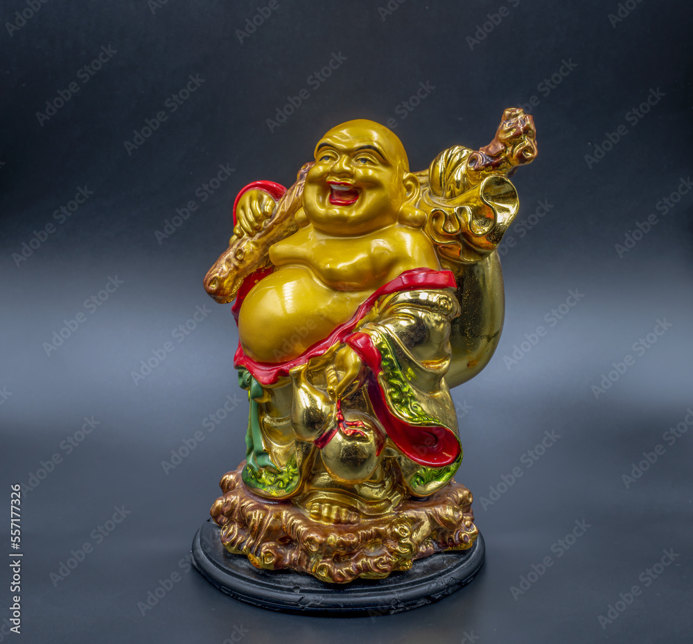 The statue from yuronza Hotei is a deity In Japanese mythology, one of the -seven gods of happiness-, the god of communication, fun and well-being The statue from yuronza Hotei is a deity In Japanese mythology, one of the -seven gods of happiness-, the god of communication, fun and well-being