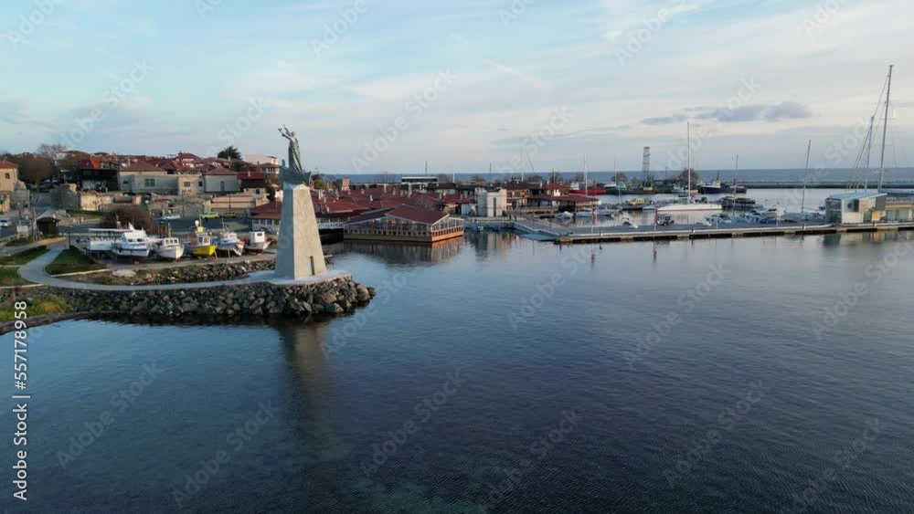 view of the port country Nessebar town old city Bulgaria view of the port country Nessebar town old city Bulgaria