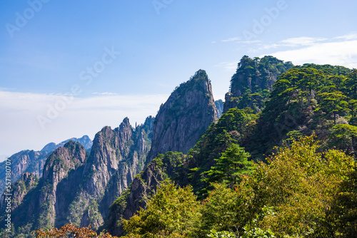 Sticker Natural scenery of Huangshan Scenic Area in Anhui Province
