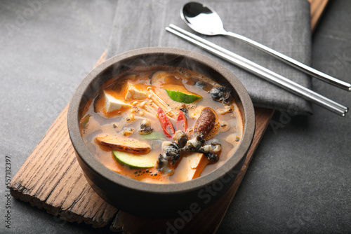 Korean traditional food Soybean Paste Stew