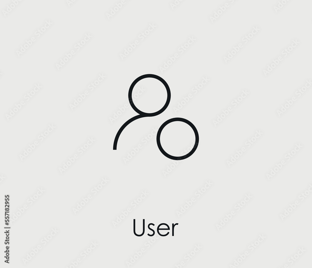 User vector icon. Editable stroke. Symbol in Line Art Style for Design, Presentation, Website or Mobile Apps Elements, Logo. User symbol illustration. Pixel vector graphics - Vector User vector icon. Editable stroke. Symbol in Line Art Style for Design, Presentation, Website or Mobile Apps Elements, Logo. User symbol illustration. Pixel vector graphics - Vector