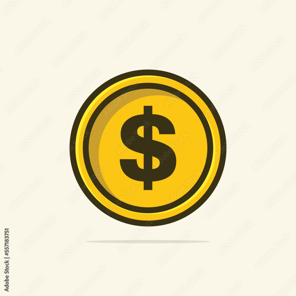 Dollar coin Dollar coin