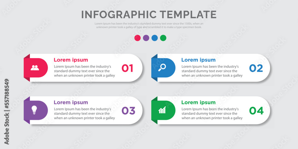 Vector modern business infographic template design Vector modern business infographic template design