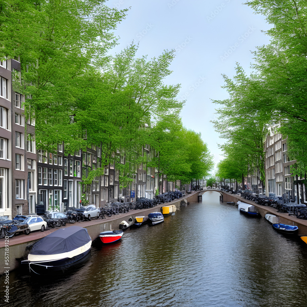 Natural environment Amsterdam Netherlands 