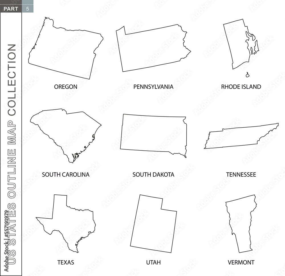 Blackline Maps Of The United States Printable Map - Vrogue.c