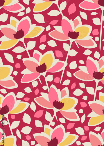 Happy Vintage Daydream Roses - Viva Magenta