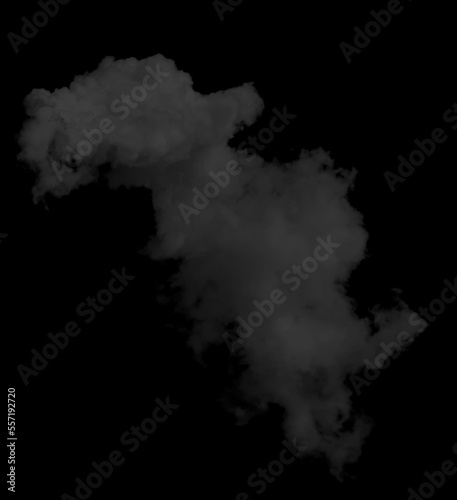 Abstract white puffs of smoke swirls overlay on black background pollution. Royalty high-quality free stock photo image of abstract smoke or cloud overlays on black background. White smoke explosion