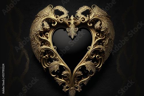 A gothic heart for valentine's day