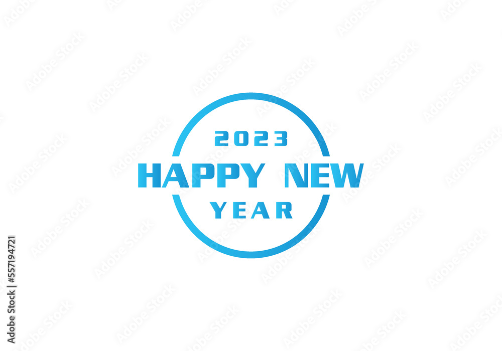 happy new year 2023 icon logo happy new year 2023 icon logo