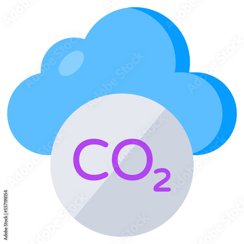 Unique design icon of acidic rain