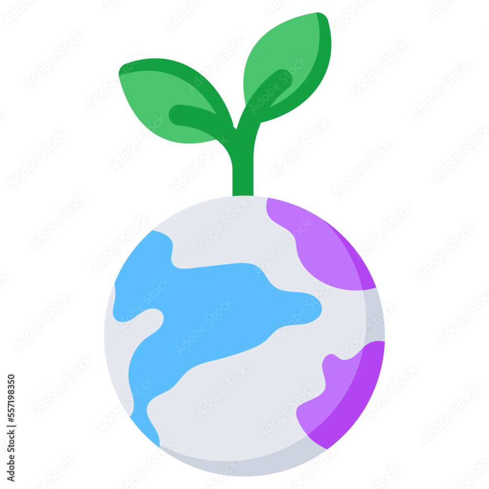 Creative design icon of global leave Creative design icon of global leave