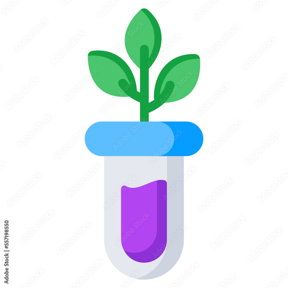 Perfect design icon of botanical tube Perfect design icon of botanical tube