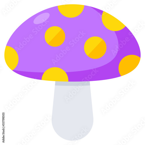 Modern design icon of mushroom