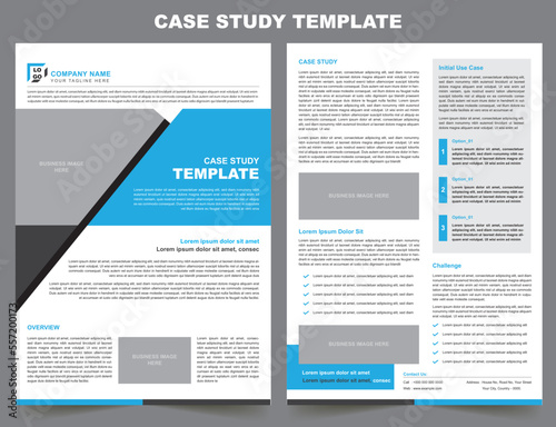 Modern Case Study Template for Business