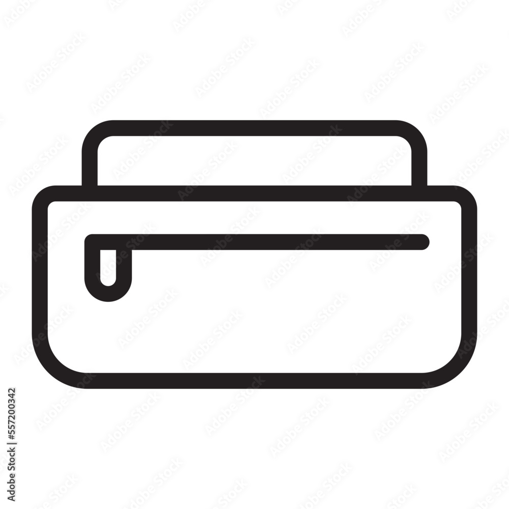 pencil case line icon pencil case line icon