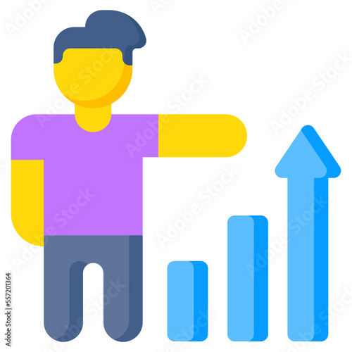 A premium download icon of employee abilities
