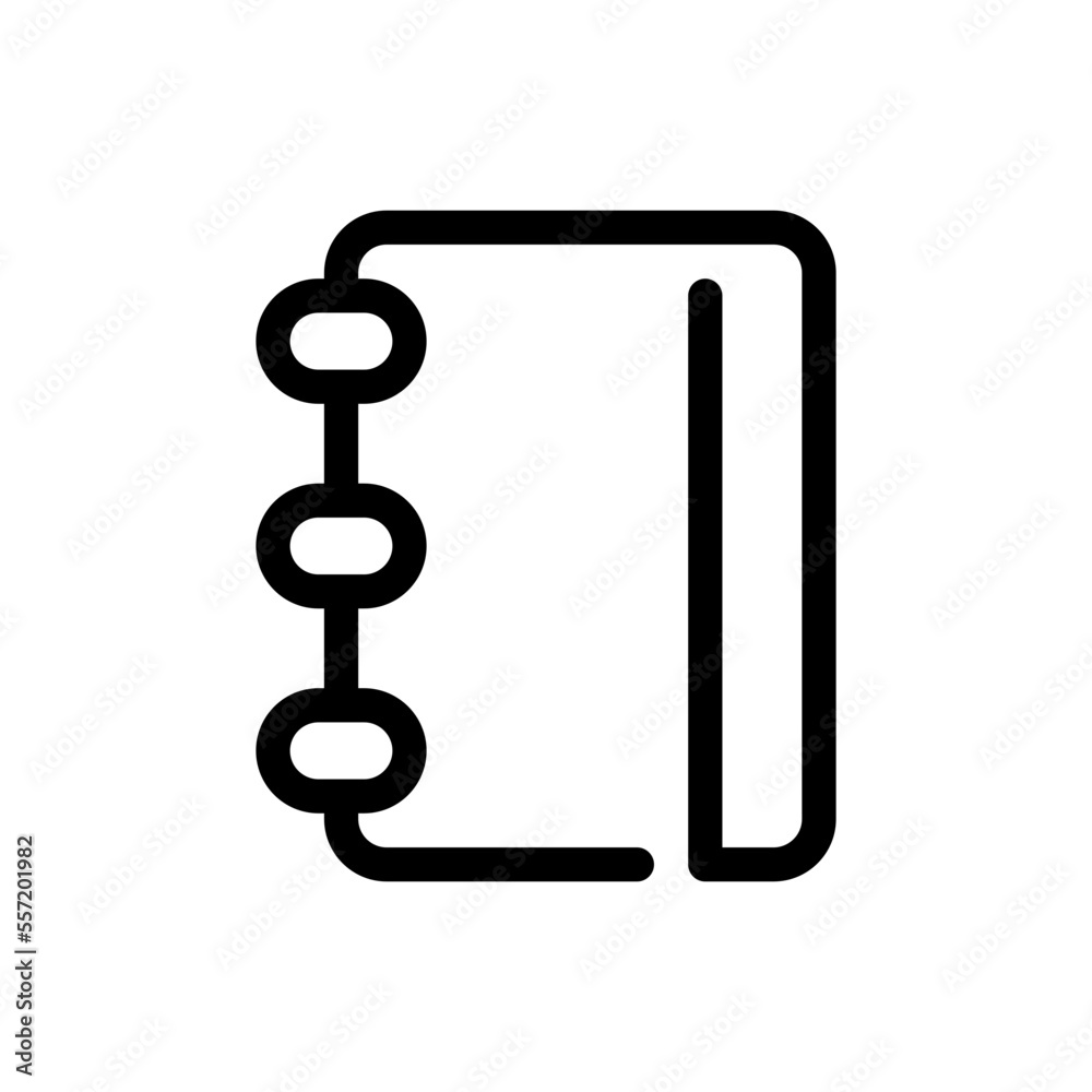 sketchbook line icon sketchbook line icon