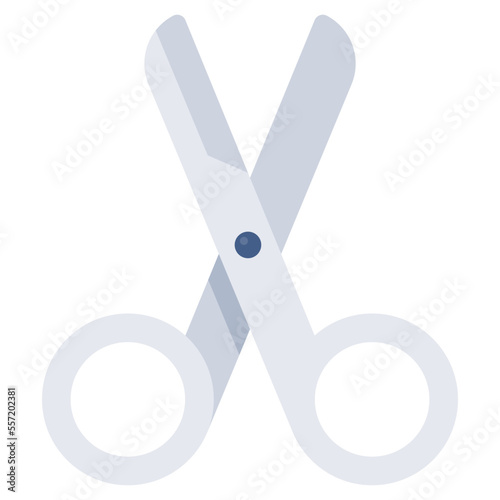 Trendy vector design of scissors