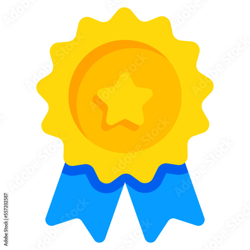 Perfect design icon of star badge 