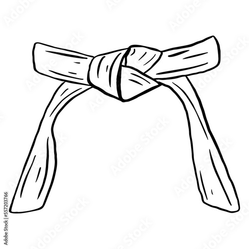 white belt logo vector karate taekwondo jiujitsu judo
